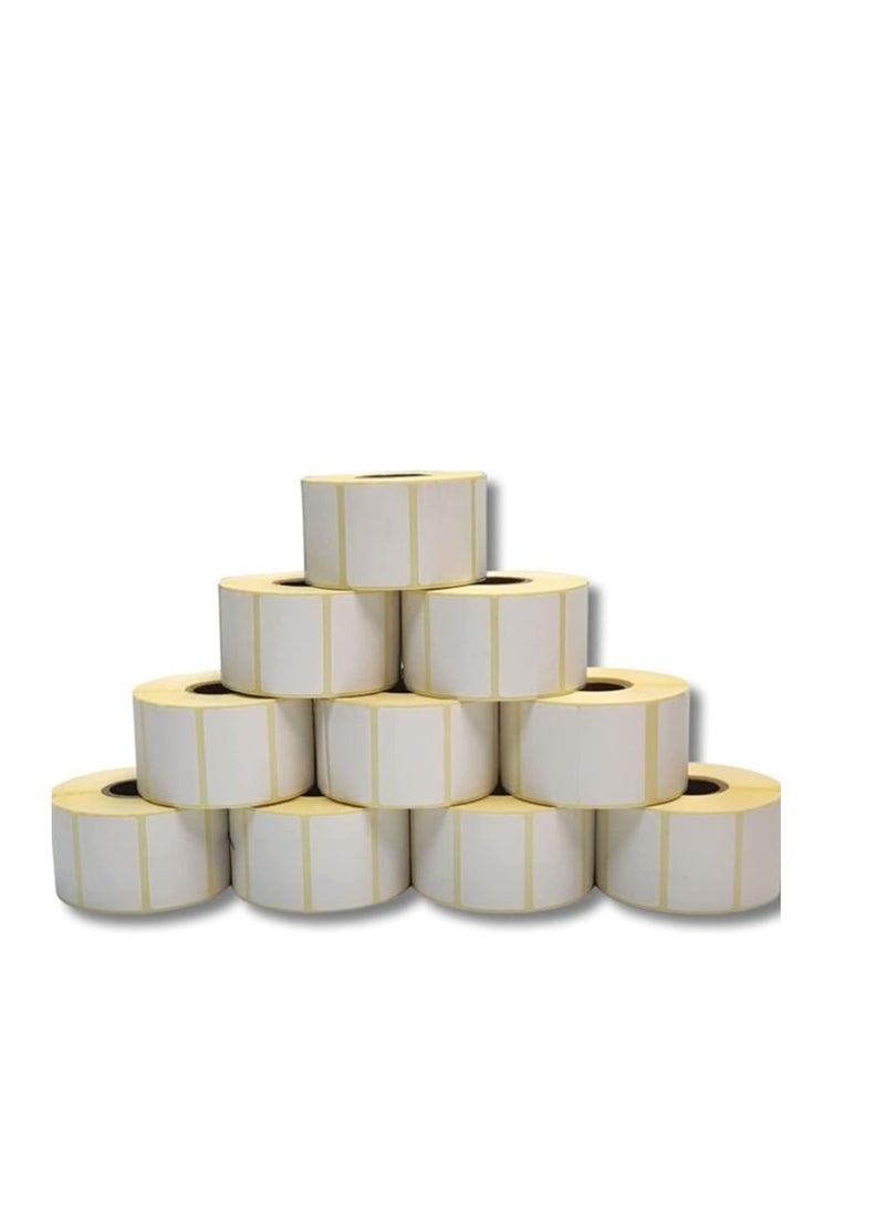 Terabyte Direct Thermal Barcode Label Sticker POS 38mm x 25mm  1000 Labels per  10 Rolls - Image 2
