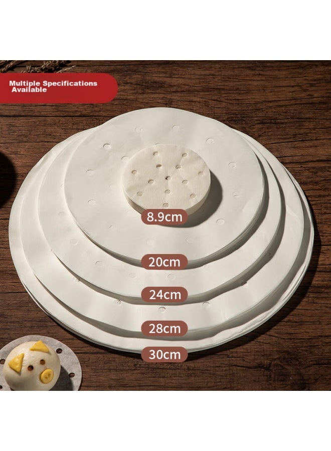 MAX COOK Maxcook Steamer Paper, Dumpling Liner, Steamed Bun Paper, Steamed Bun Paper, Disposable, 100 Sheets, Diameter 28cm, Mcpj4285 - Image 4