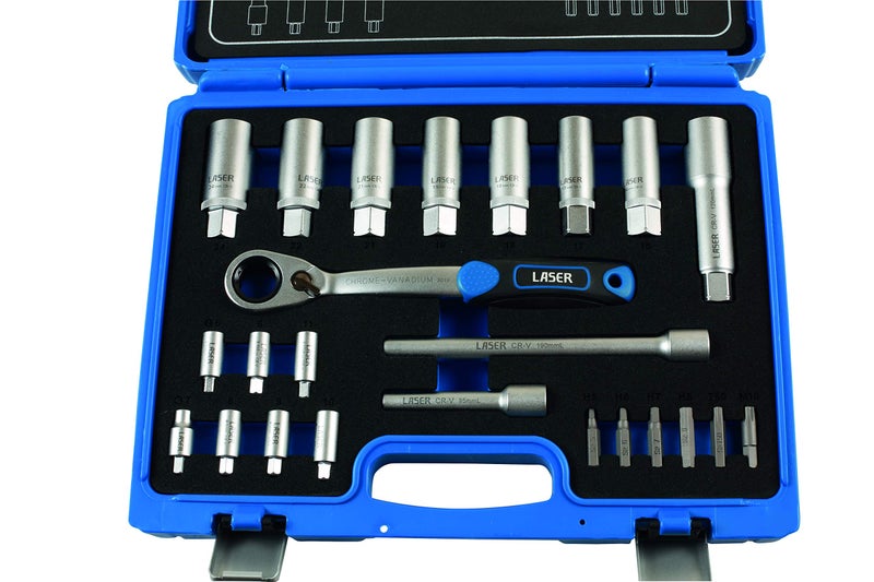 Laser 7673 Shock Absorber & MacPherson Strut Tool Kit 24pc - Image 2