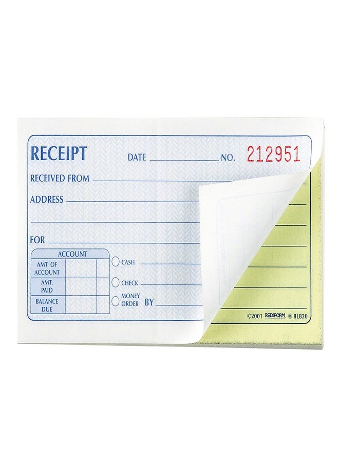 Rediform Small Money Receipt Book, Two-Part Carbonless, 2.75 x 5, 50 Forms Total - Image 4