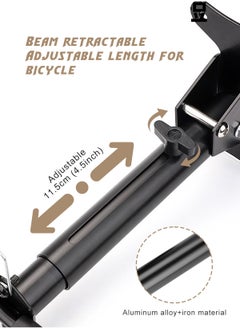 HomarKet Adjustable Bicycle Wall Mount Hook MTB Road Bike Rack Wall Hanger Hooks Holder for Garage Indoor Bike Storage Repair Stand  - Image 2