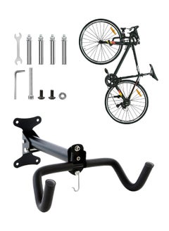 HomarKet Adjustable Bicycle Wall Mount Hook MTB Road Bike Rack Wall Hanger Hooks Holder for Garage Indoor Bike Storage Repair Stand  - Image 1