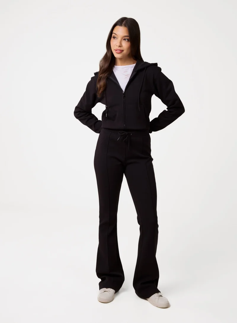 بينك فانيلا Pin Tuck Jersey Flares