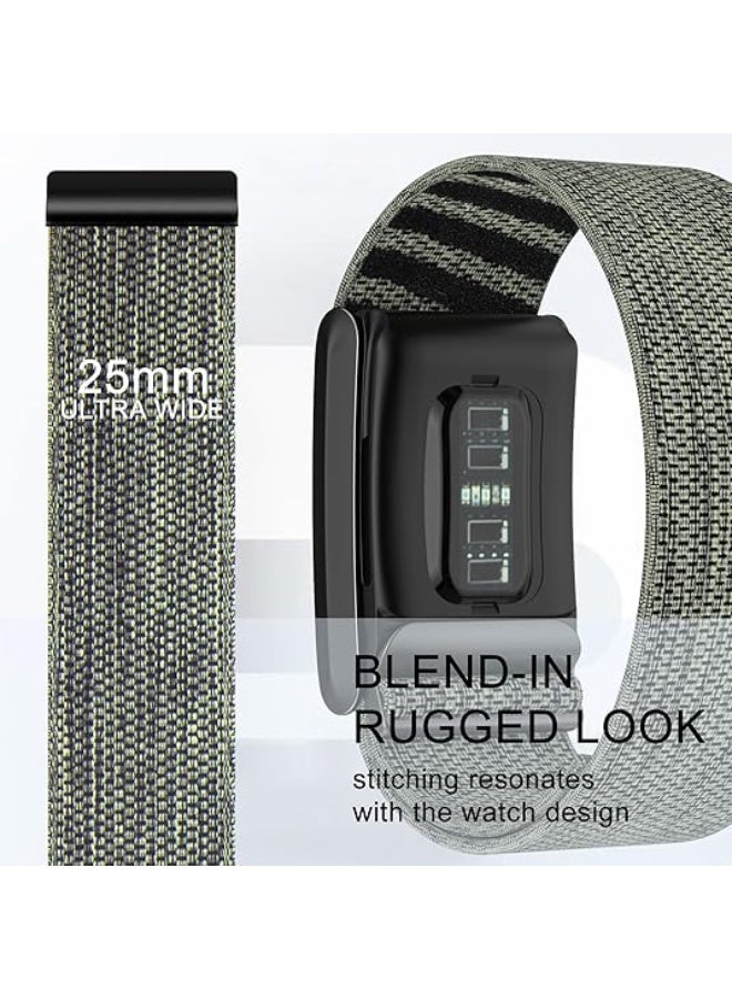 سوار رياضي من النايلون متوافق مع حزام Whoop 5.0 للرجال والنساء، سوار بديل قابل للتعديل ومقاوم للماء وجيد التهوية وناعم ومتين - Image 3