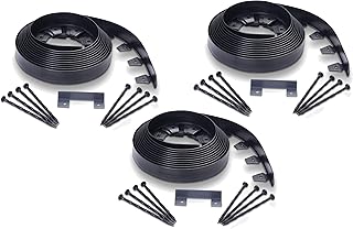EasyFlex 3200-90c-KIT 90 Foot Tall Wall No Dig Kit Landscape Edging, Feet, Black - Image 1