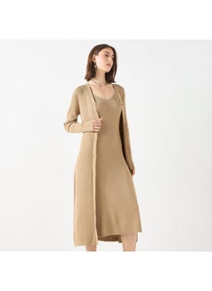 Iconic Iconic Textured Longline Cardigan  - Image 1