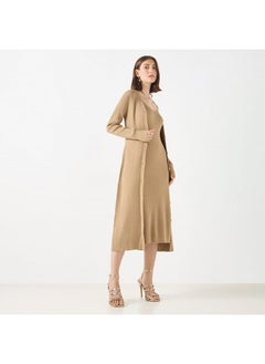Iconic Iconic Textured Longline Cardigan  - Image 2