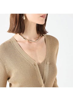 Iconic Iconic Textured Longline Cardigan  - Image 4