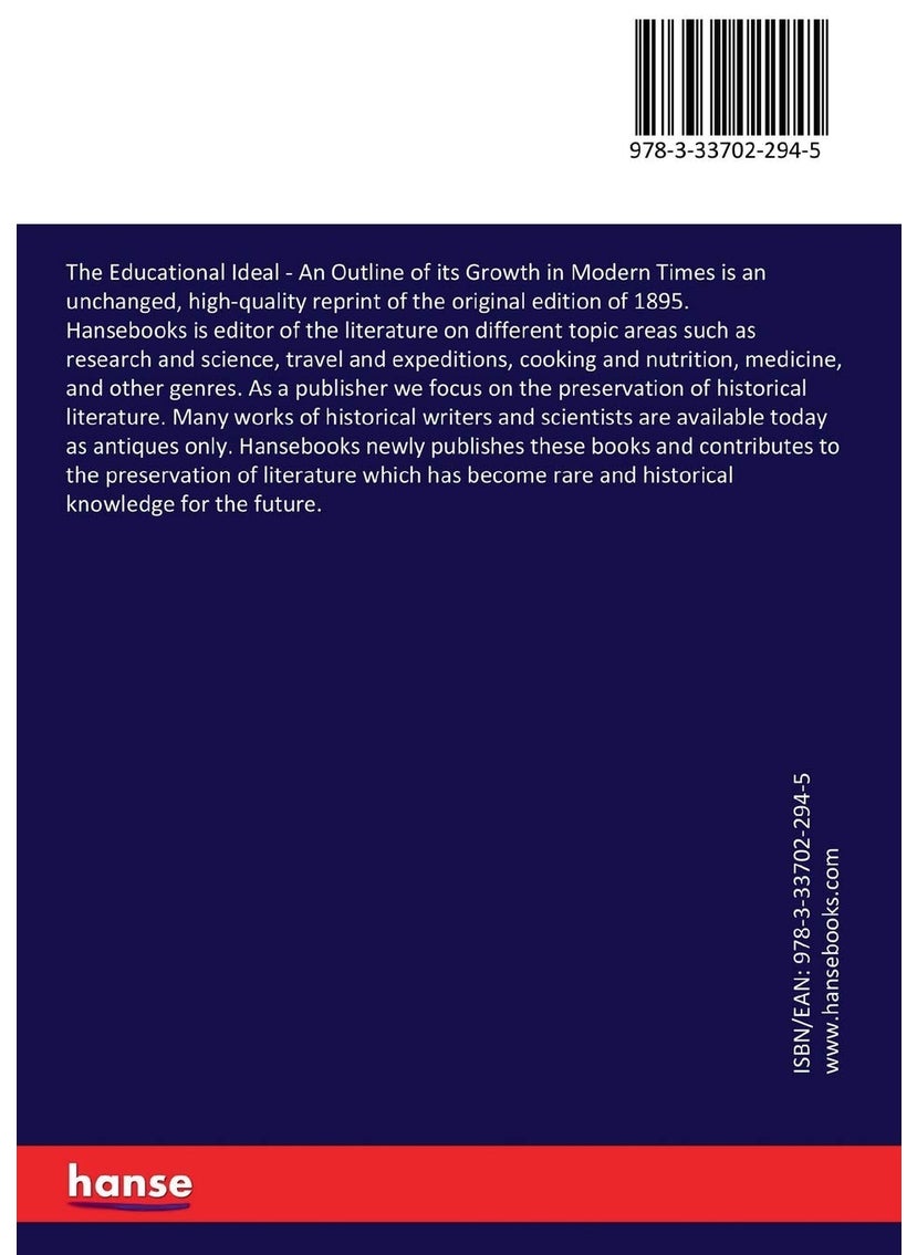 The Educational Ideal: An Outline of its Growth in Modern Times  - Image 2