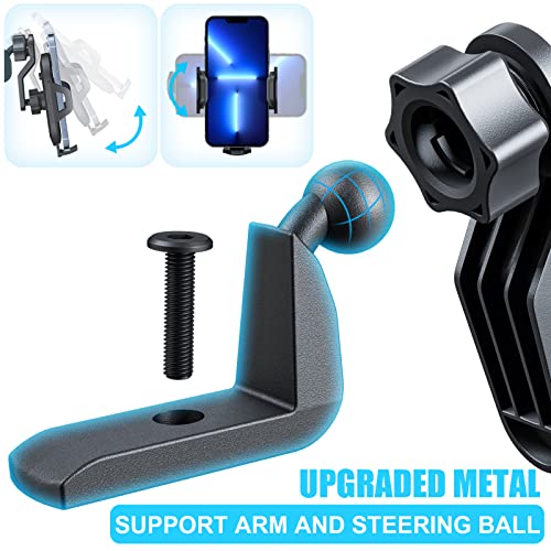 DIAMOOKY Upgraded Phone Mount for Jeep Wrangler JK JKU 2018 2017 2016 2015 2014 2013 2012 2011 Dash MultiMount Phone Holder Kit wStorage Tray Interior Accessories - Image 3