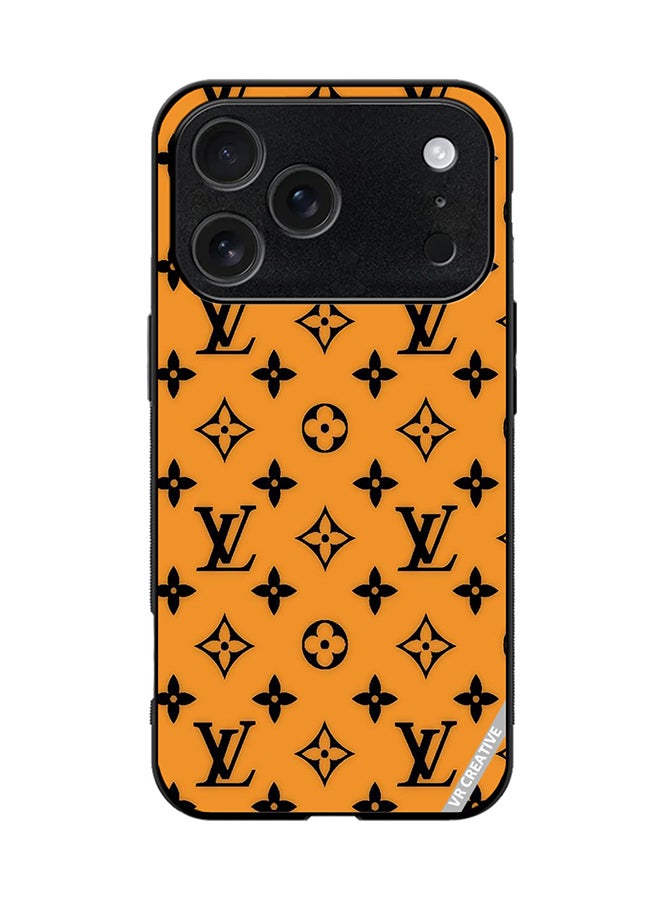 VR CREATIVE Protective Case Cover For Apple iPhone 17 Pro Cute Louis Vuitton Design Multicolour