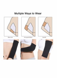 KASTWAVE 2 Pair Arm Slimming Shaper Wrap Compression Sleeve Women Weight Loss Upper Helps Tone Shape Arms for Beige  - Image 3