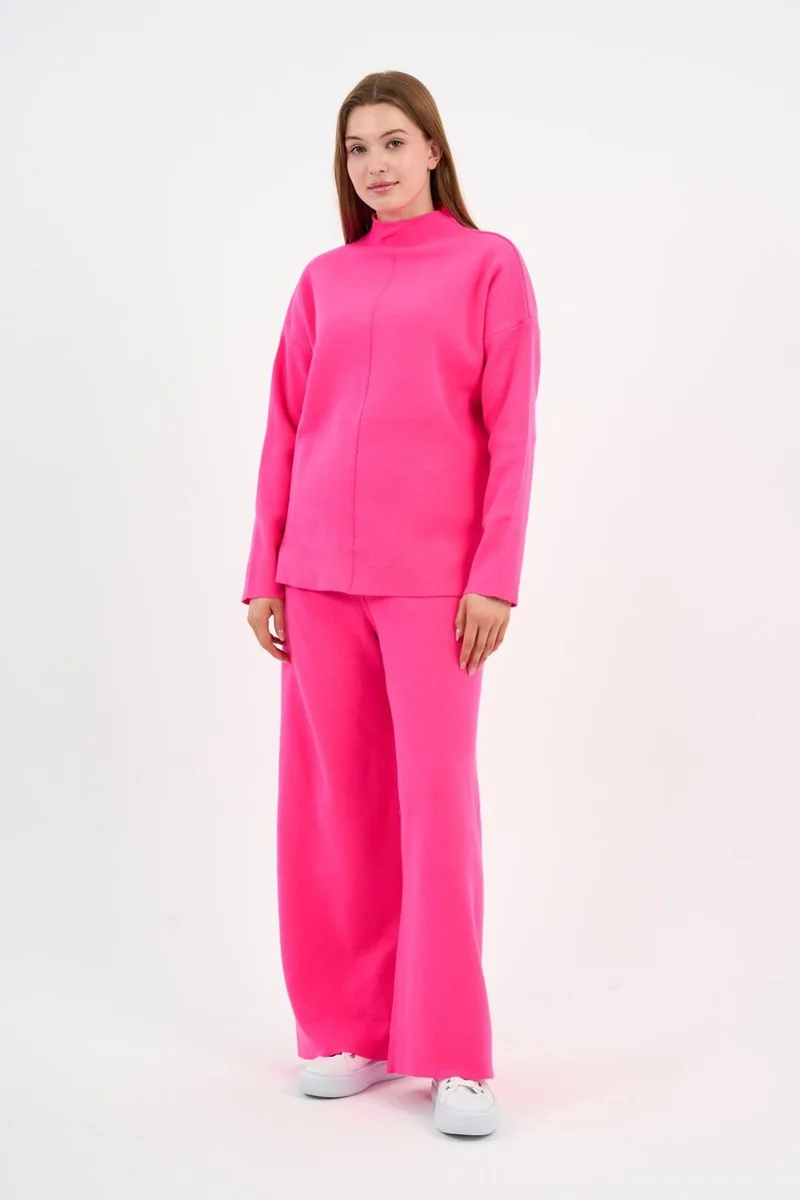 الكسندر جاردي Half Turtleneck Side Slit Knit Sweater (A90944-S-UST)