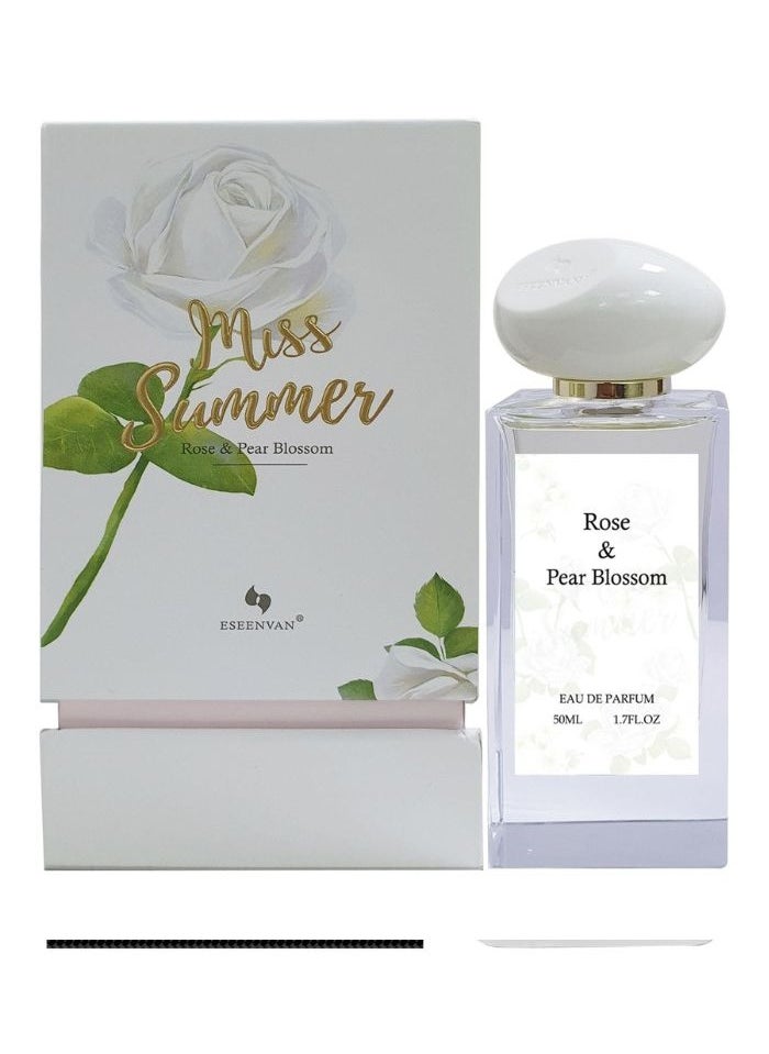 ESEENVAN MISS SUMMER - ROSE & PEAR BLOSSOM for Women EDP 50ml  - Image 2