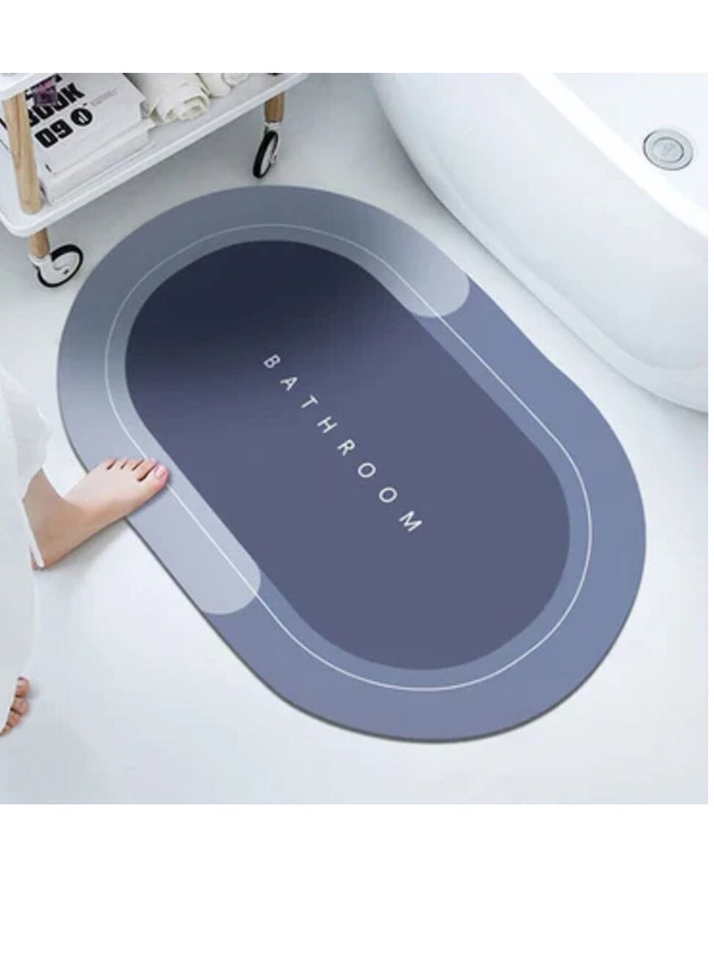 Generic - Non-slip, quick-drying and absorbent multi-colored bath rug - Image 1