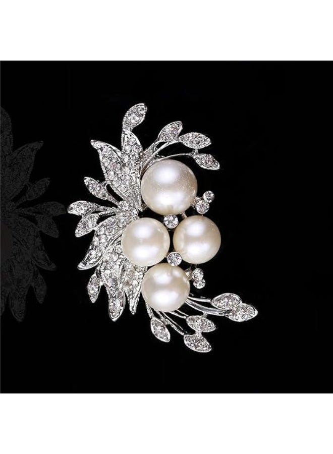 Diamond Brooch Pin Badge - Fashion Crystal Scarf Brooches for Women - Elegant Jewelry Pins - Convenient and Attractive  - Image 3