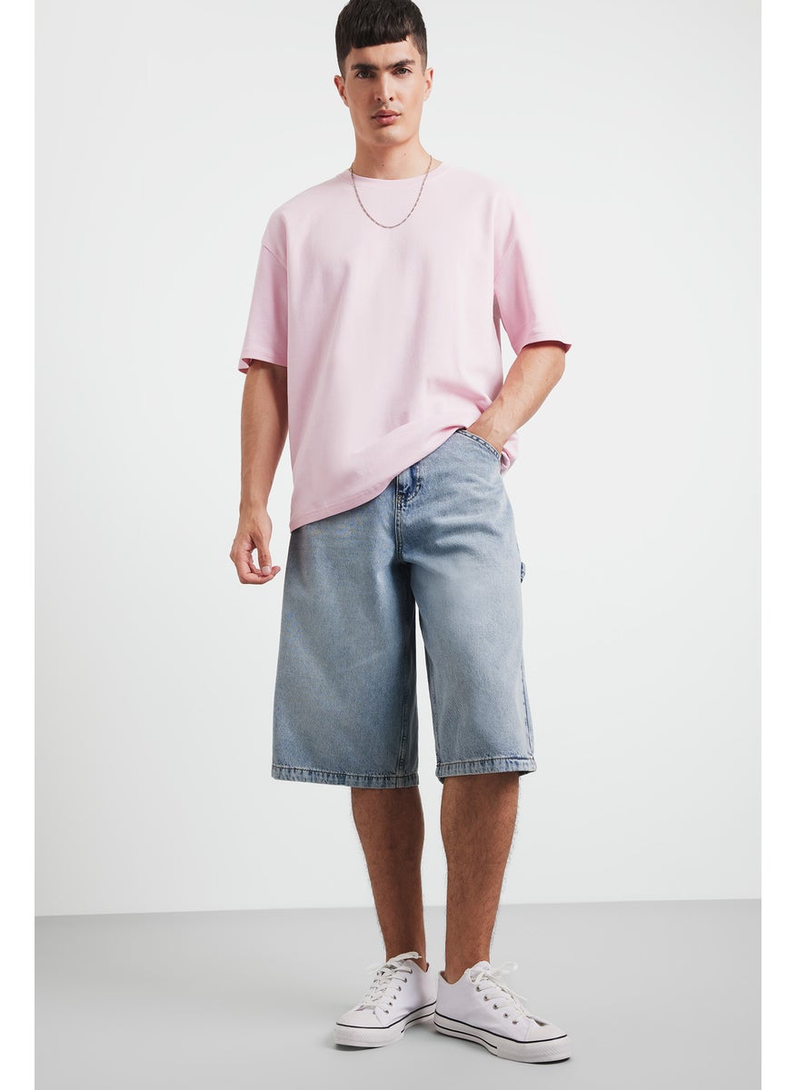 Man Jean Bermuda Shorts