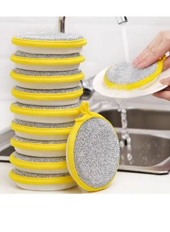 مجموعة 10 قطع من المفروشات التنظيفية للمطبخ ذو الجانبين - تصميم مقاوم للخدوش وسريع التجفيف، مفروش غسيل الأطباق للمنزل في سيناريوهات متعددة - Image 5