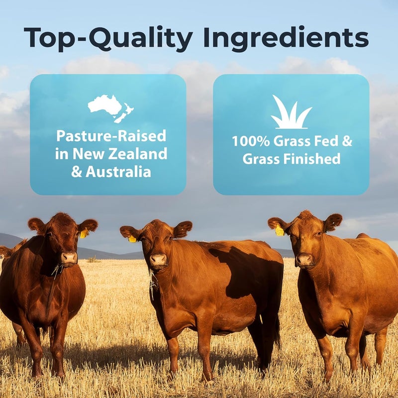 Ultimate تحسين الذكور النهائي 100 مكملات أعضاء لحم البقر المدعوم بالعشب يدعم طاقة التستوستيرون وصحة الرجال العامة والرفاهية مكملات أعضاء لحم البقر المدعوم بالعشب غير المعدلة وراثيًا مع الكبد بدون مواد حشو 180 كبسولة - Image 4