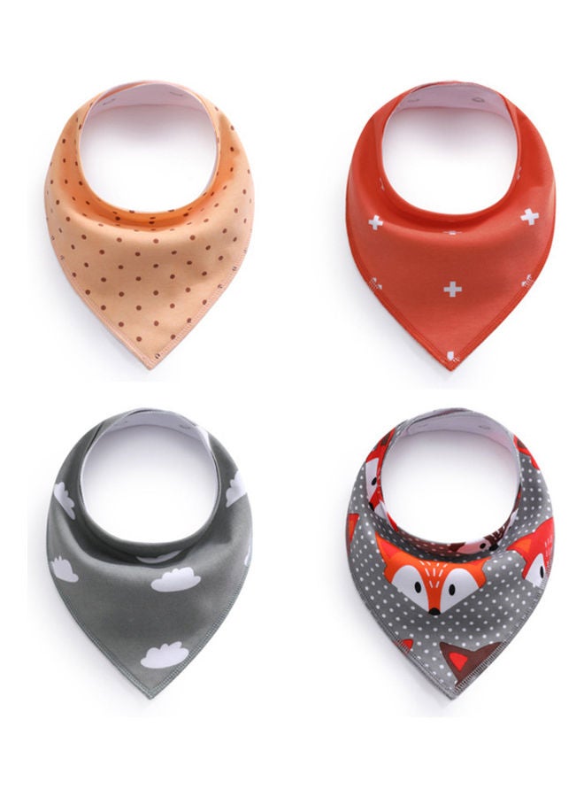 NIBEMINENT 4 Piece Bandana Bibs Set
