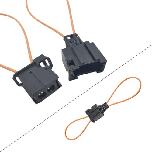 DSkoiph محول عالمي 2 قطعة أنثوي وذكري DSkoiph لتوصيل الراديو والصوت عبر الألياف الضوئية - Image 2