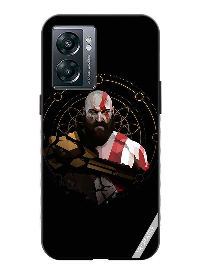 VR CREATIVE Protective Case Cover For OnePlus Nord N300 God Of War, Kratos Design Multicolour - Image 1