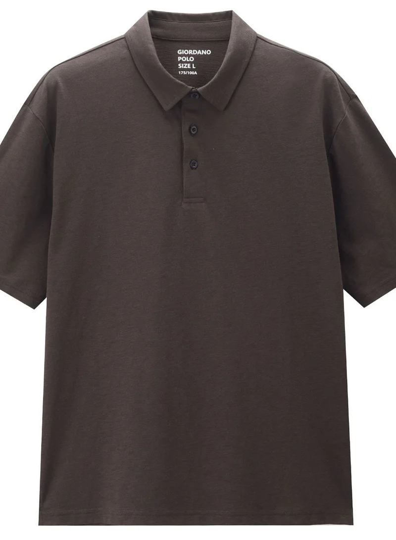 Giordano  Men Regular Cotton Blend Essential Polo for Men | Best Price UAE