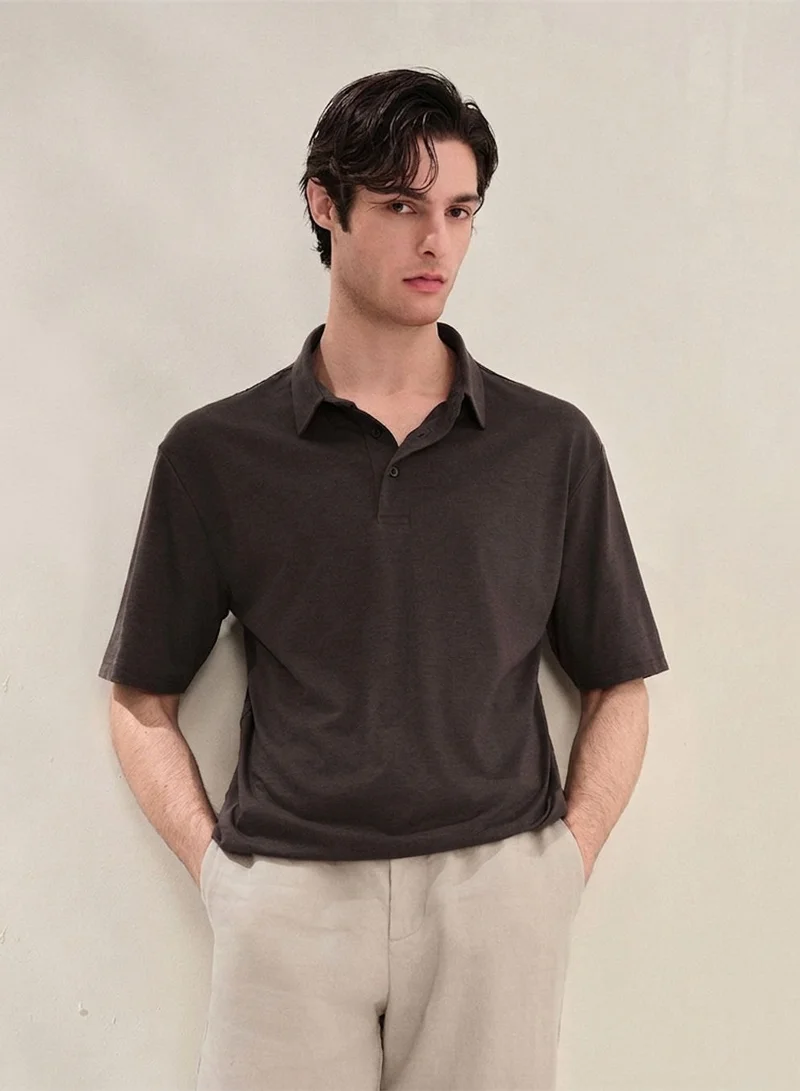 Men Regular Cotton Blend Essential Polo