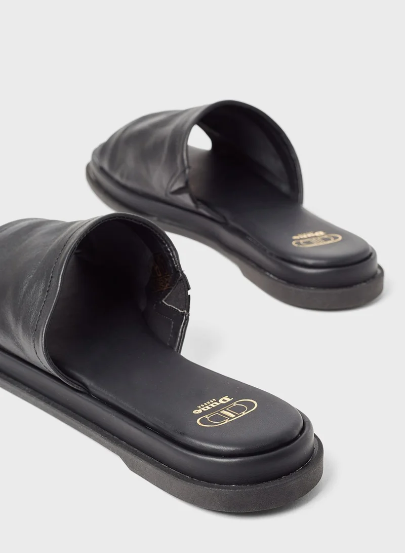 Dune LONDON Laurena Leather Slides