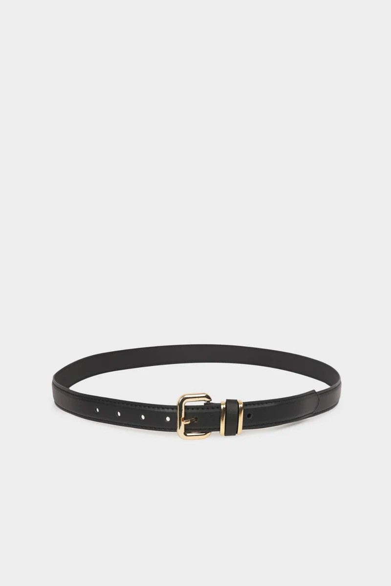 ديفاكتو Woman Faux Leather Denim Belt