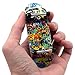 Teak Tuning 34mm Pro Fingerboard Heat Transfer Graphic Complete Fully Assembled with Pro Level Parts Pro Shaped Wood Deck 34x97mm UltraSpin Wheels Prodigy Trucks Graffiti Wall - Image 3