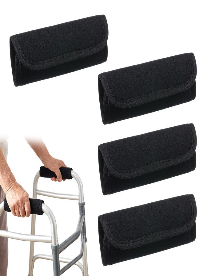 Eldraqth 2Pack Walker Grips Walker Handle Cushions Universal Hand Grips Cover Pads Crutch Pads Washable Crutches Padding Pad Non-Slip Cushion Foam for Folding Wheelchair Elderly Grippers Rollator Crutch - Image 1