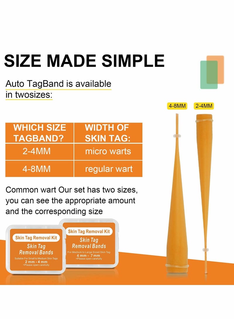 Excefore Skin-Tag-Remover, 2 in-1 Skin-Tag-Removal Device Kit for Small to Large Size (2mm-7mm) Skin-Tags, Painless Remover-Tags for Most Body Parts - Image 4