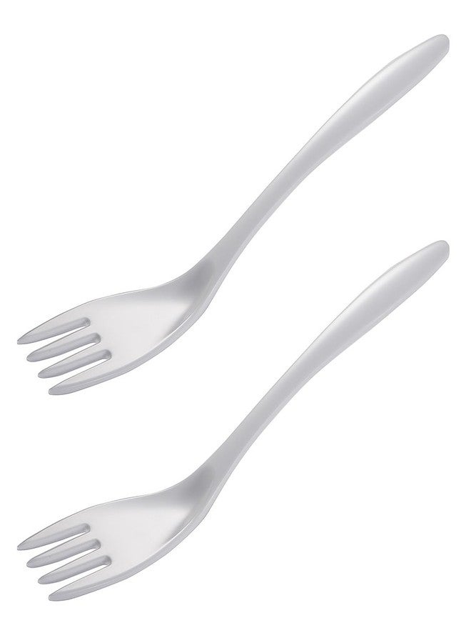 Gourmac Melamine Fork, White Set of 2 - Image 1