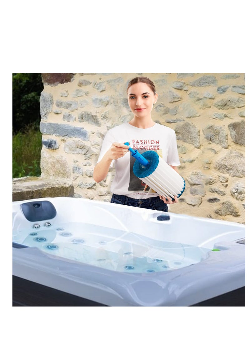 SYOSI SPA Ag+ Mineral Ion Cartridge Sticks, Spa Silver Ion Cartridge for Spa Hot Tub Swimming Pool Fish Pond Filter, Keeps Your Hot Tub Spring Water Fresh and Crystal Clear(2, Blue) - Image 4