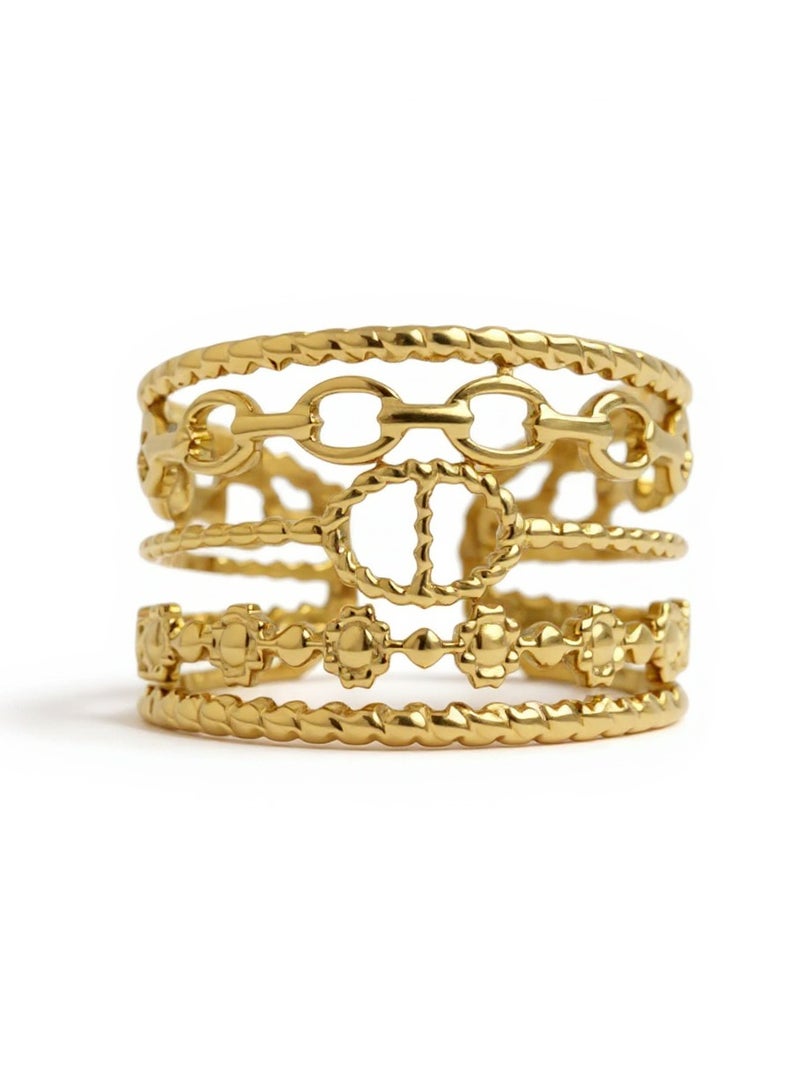Clé de Lune Roman Goddess Ring - Bohemian  - Image 1