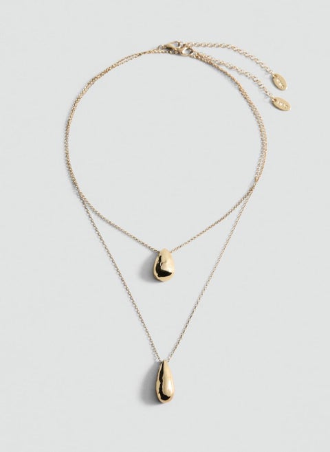 Double-Drop Pendant Necklace