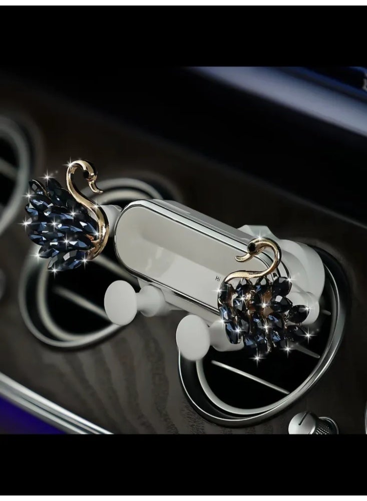 Women’s Diamond Swan Car Phone Holder - Sparkle & Elegance for Gulf Ladies’ Luxury Ride 💎🇸🇦 (Easy Mounting in Seconds) - Image 4