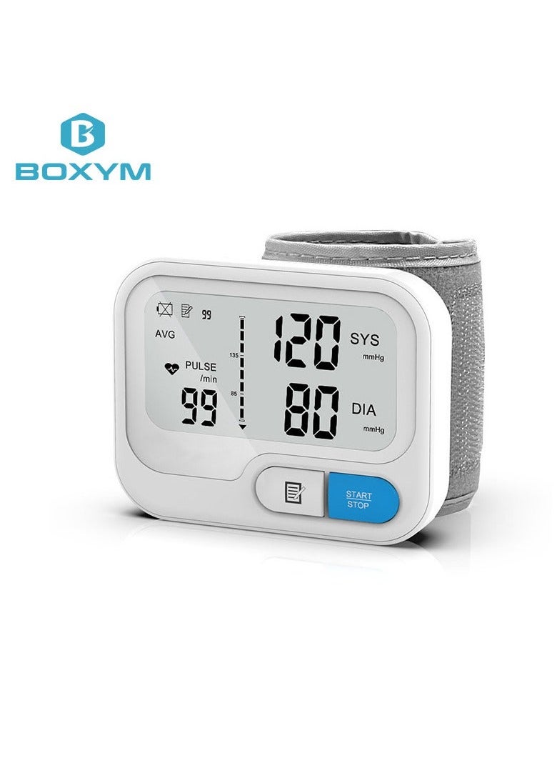 BOXYM Automatic Upper Arm Blood Pressure Monitor for Home Use with Irregular Heartbeat Detection Easy Measurements and Accurate Results  - Image 1