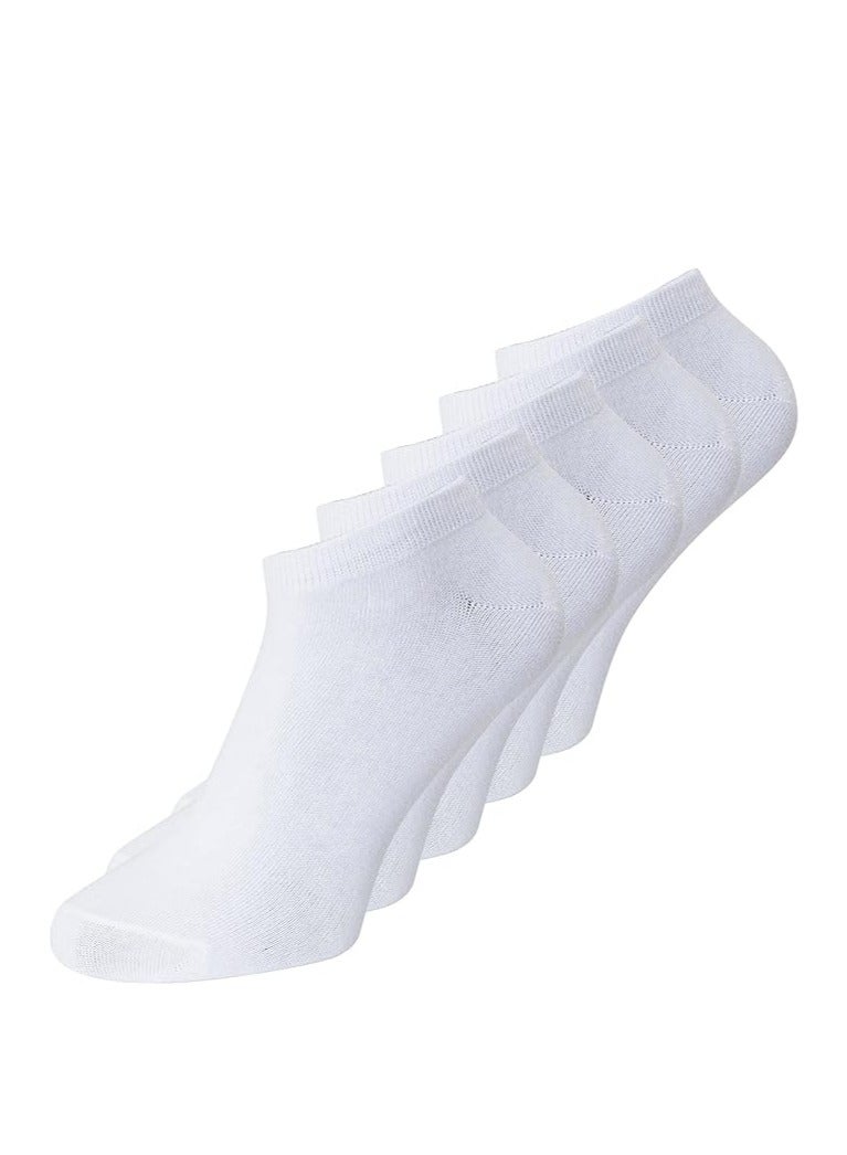 shAyzee Short Ankle Athletic Men's Socks 6 Pairs Cotton Spandex Sport Socks - Image 1