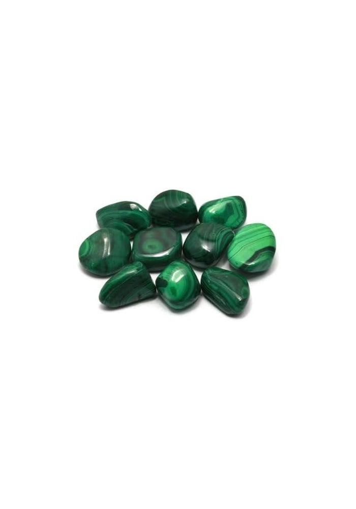 CrystalAge Malachite Tumble Stones (20-25mm) - Pack of 5