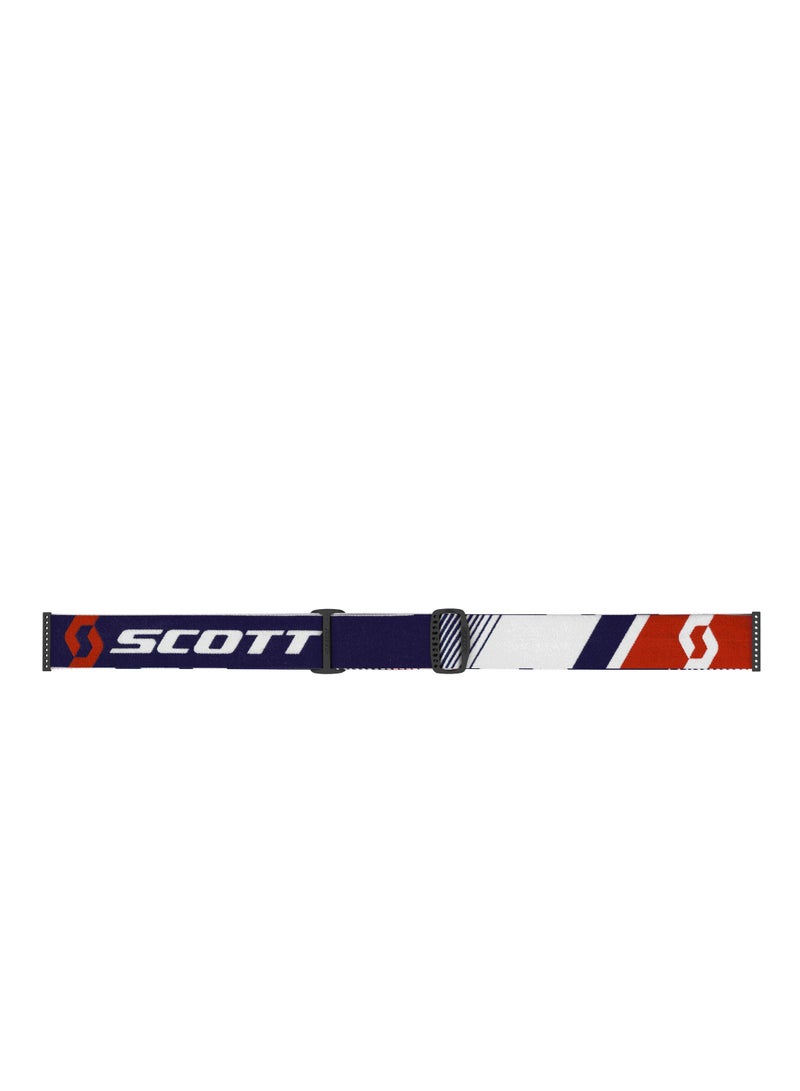 Scott Fury Red Blue Motocross Goggles red blue blue chrome works - Image 3