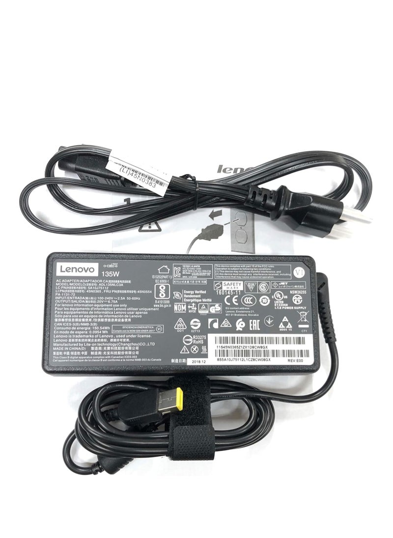 CSF 135W  ThinkPad P1 20MD, Lenovo ThinkPad P1 20ME, Lenovo ThinkPad X1 Extreme 20MG, Compatible P/N: ADL135SDC3A, SA10E75864, 00HM686.  - Image 4