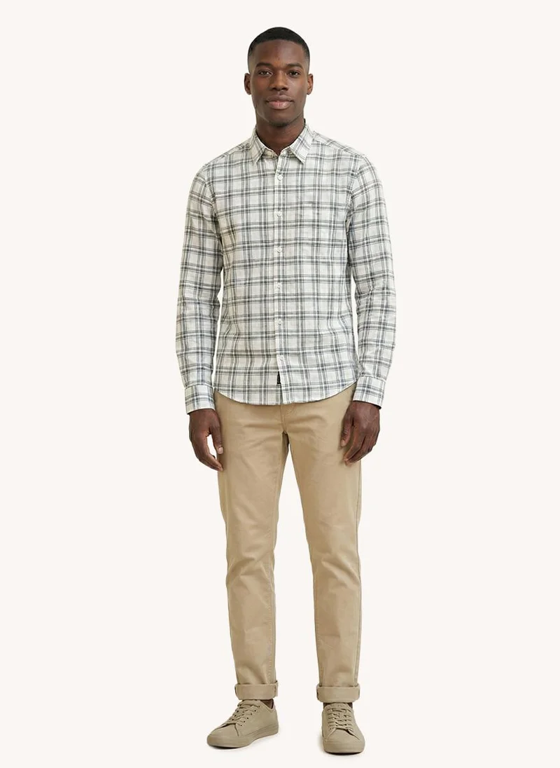 NAUTICA  Men's Dyed Long Sleeve Shirt for Men | Best Price UAE