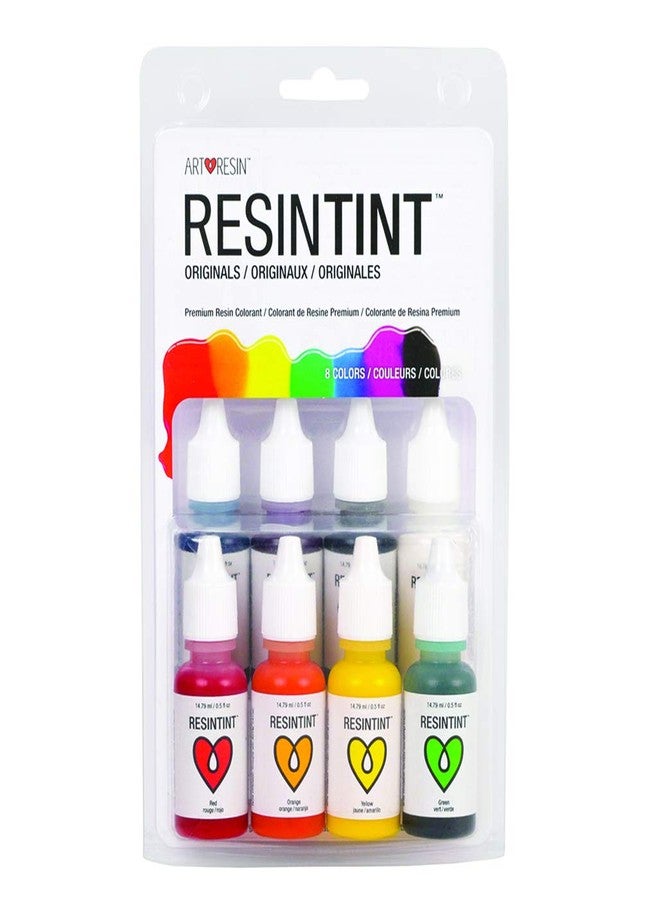 ArtResin ResinTint - Liquid Pigment - Non-Toxic - Non-Flammable - Originals - 8 Pack - Image 1