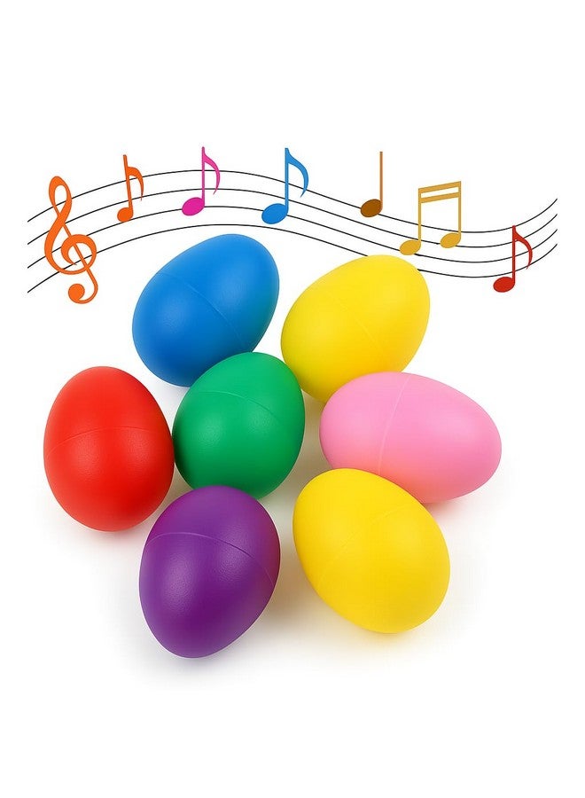 GiftExpress GIFTEXPRESS 50 PCS Easter Egg Shakers for Kids - Colorful Percussion Musical Maracas for Toddlers, Baby Sensory Toys, Easter Basket Fillers, Preschool Rhythm Instruments, Classroom Noise Makers  - Image 1