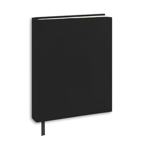 KICNIC New Black Book Covers 1 Pack 9x11 Inch Jumbo Stretchable Book Sox for Most Hardcover Books Up to 10x125 Washable Reusable Protective Covers for Textbooks - Image 1