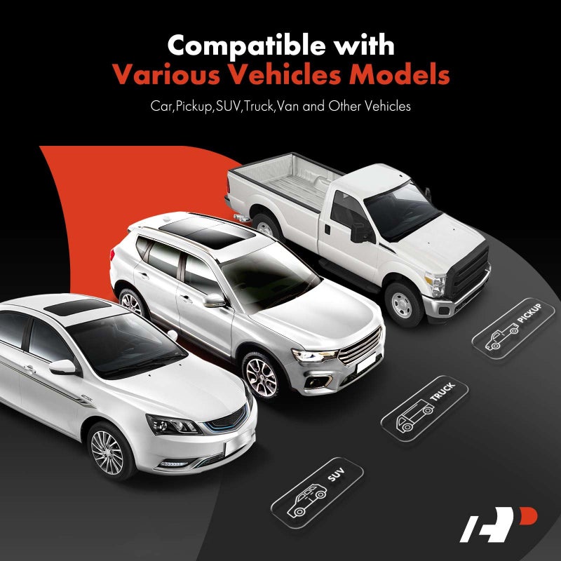 A-Premium 4 Pcs Black Universal Splash Guards Mud Flaps Mudflaps Mudguard Fender Flares for Car Pickup Truck SUV with Hardware Front and Rear - Image 4