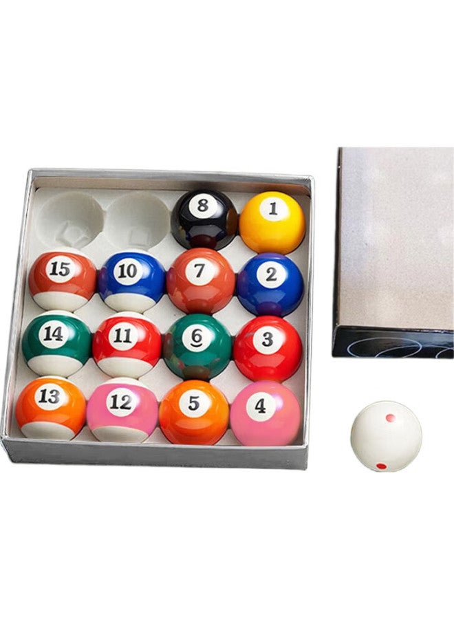 Livex Chinese 8-Ball Standard 3A Crystal Billiard Ball, American 16-Color Pool Ball, Large 57.2Mm Billiard Table Accessory - Image 3