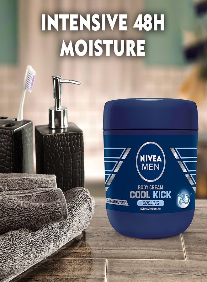 Nivea Men Cool Kick Body Cream - 13.5 Fl Oz / 400 mL - Image 3